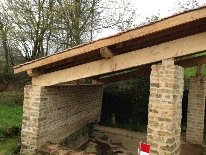 Restauration d'un lavoir en Deux-Sèvres